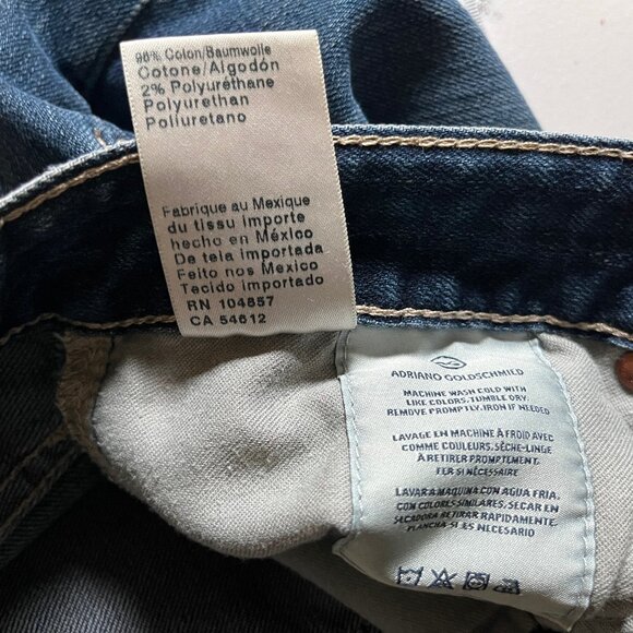 AG Adriano Goldschmied The Ex Boyfriend Slouchy Slim Jeans - Women's Size 30*27 - Picture 8 of 9